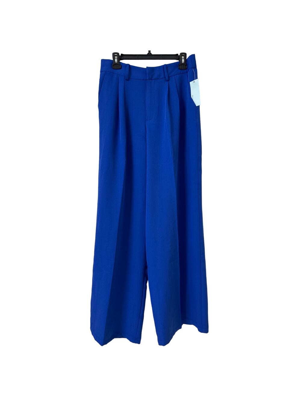 NWT Blue Sol Size 14, Wide Leg Pants Pleated Front Elastic Back, Pockets